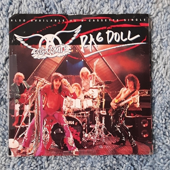 Aerosmith Rag Doll Vinyl Single - Picture 1 of 4
